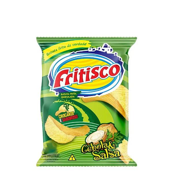 BATATA FATIADA ONDULADA CEBOLA 30G FRITISCO