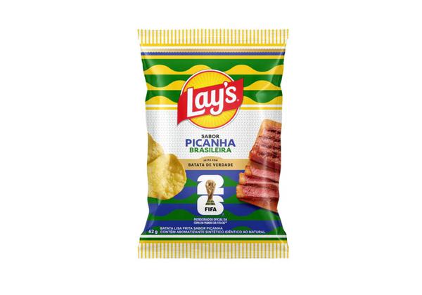 BATATA LAYS COPA PICANHA 62G ELMA CHIPS