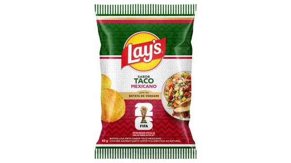 BATATA LAYS COPA TACO MEXICANO 62G ELMA CHIPS