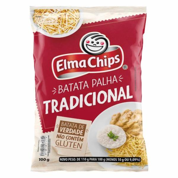BATATA PALHA 100G NA MESA ELMA CHIPS