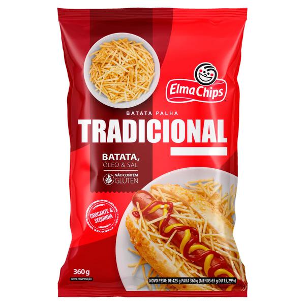 BATATA PALHA 360G NA MESA ELMA CHIPS