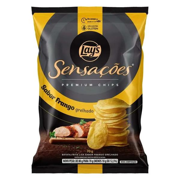 BATATA SENSACOES 70G FRANGO GRELHADO ELMA CHIPS