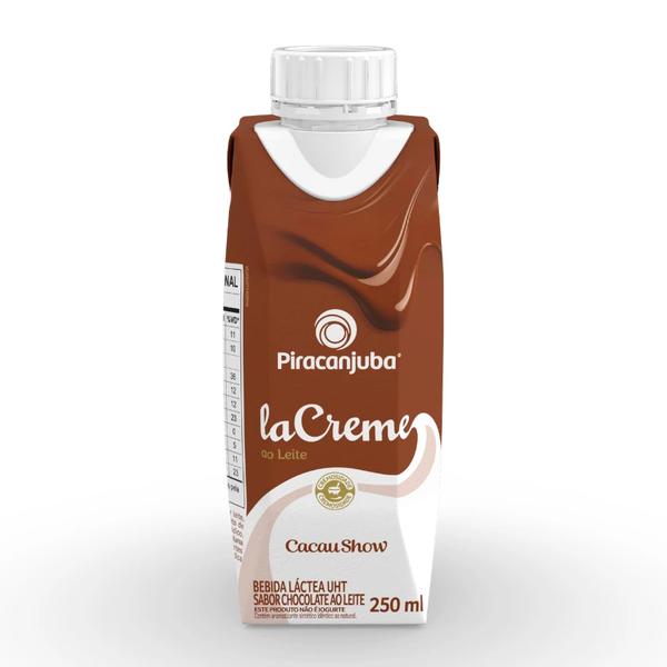 BEBIDA LACTEA CREME LEITE PBA CACAU SHOW 250ML PIRACANJUBA