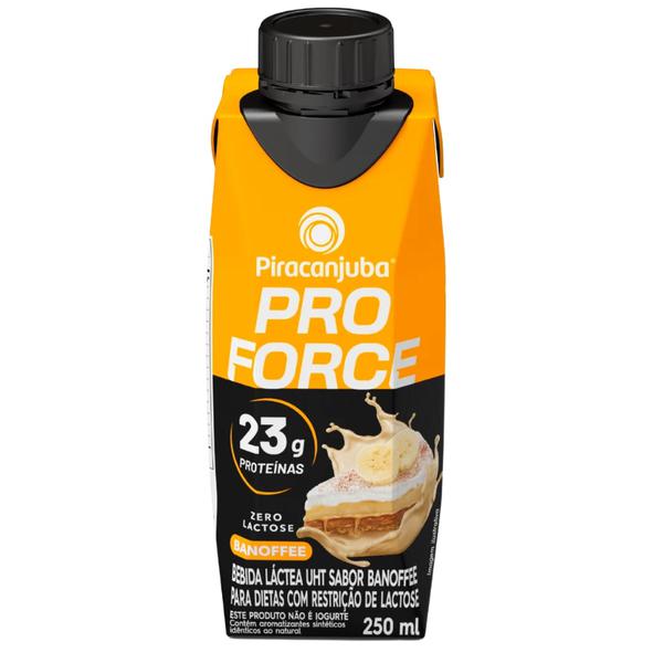 BEBIDA LACTEA ZERO LACTOSE PROFORCE 23G BANOFFEE 250ML PIRACANJUBA