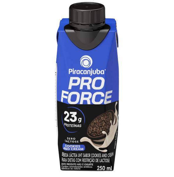 BEBIDA LACTEA ZERO LACTOSE PROFORCE 23G COOKIES 250ML PIRACANJUBA