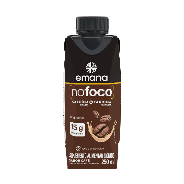 BEBIDA PRONTA PROTEIN NOFOCO CAFE 250G EMANA