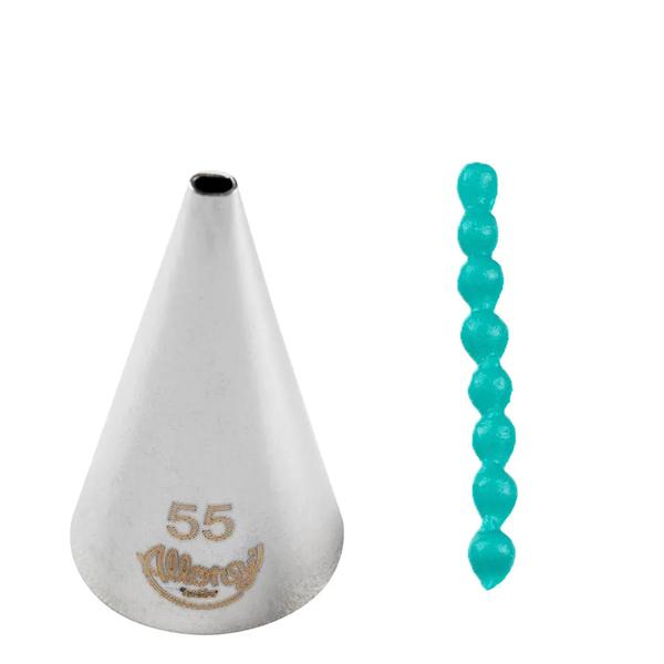 BICO PARA CONFEITAR PERLE ACO INOX 55 UN ALLONSY