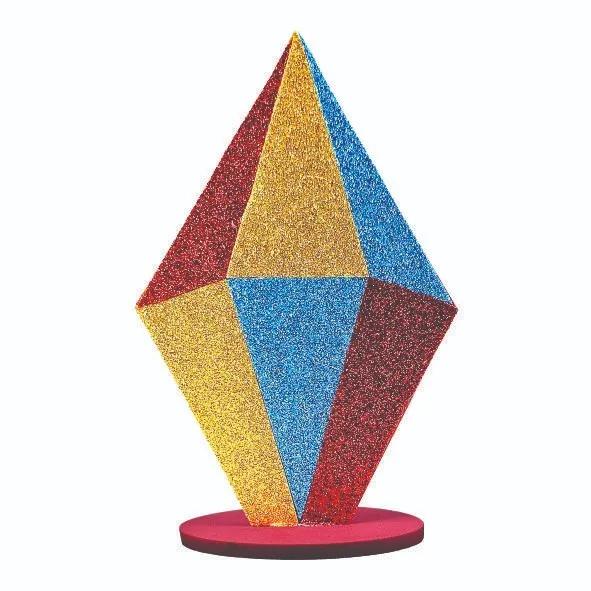 BIG ENFEITE GLITTER  JUNINO BALAO SORTIDO 11,5X17,5CM UN PIFFER