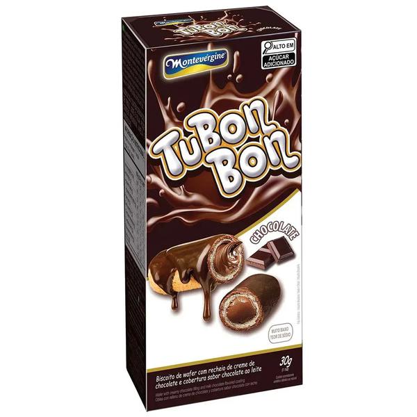 BIJU COBERTO TUBON BOM CHOCOLATE 30G MONTEVERGINE