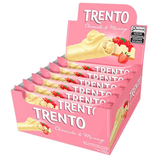 BIJU RECH TRENTO 243 CHEESECAKE MORANGO 16UN 464G PECCIN