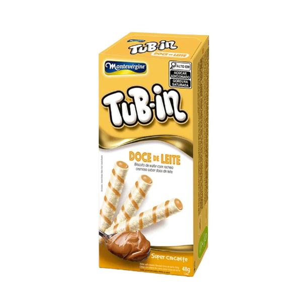 BIJU RECHEADO TUBIN DOCE DE LEITE 48G MONTEVERGINE