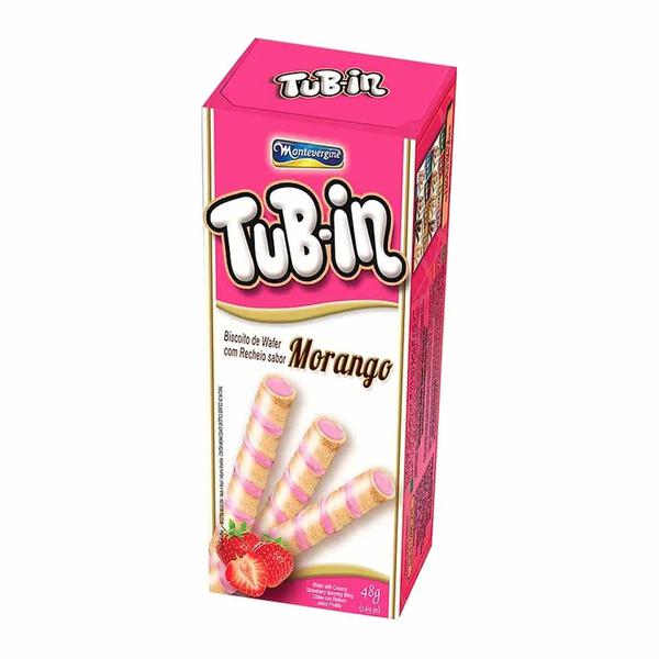 BIJU RECHEADO TUBIN MORANGO 48G MONTEVERGINE