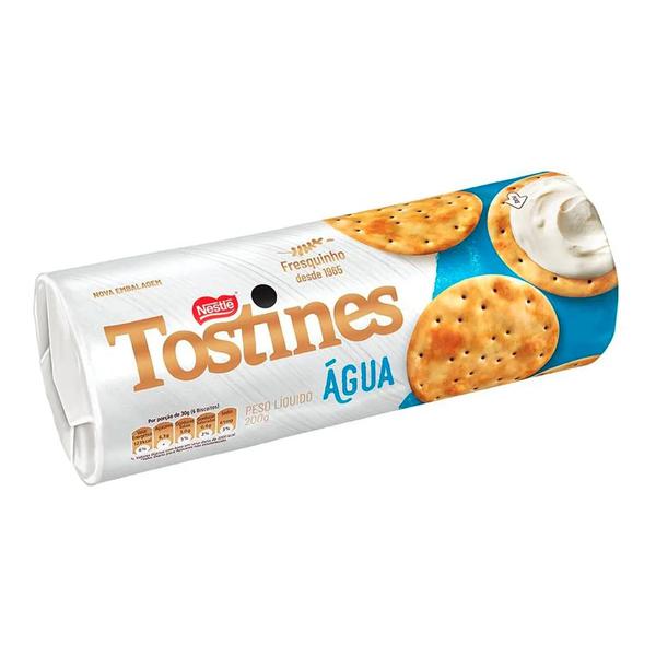 BISCOITO AGUA 200G TOSTINES