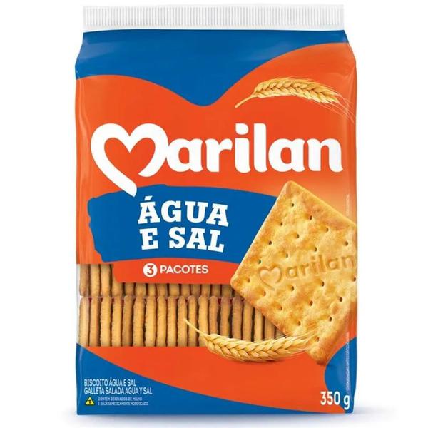 BISCOITO AGUA E SAL 350G MARILAN