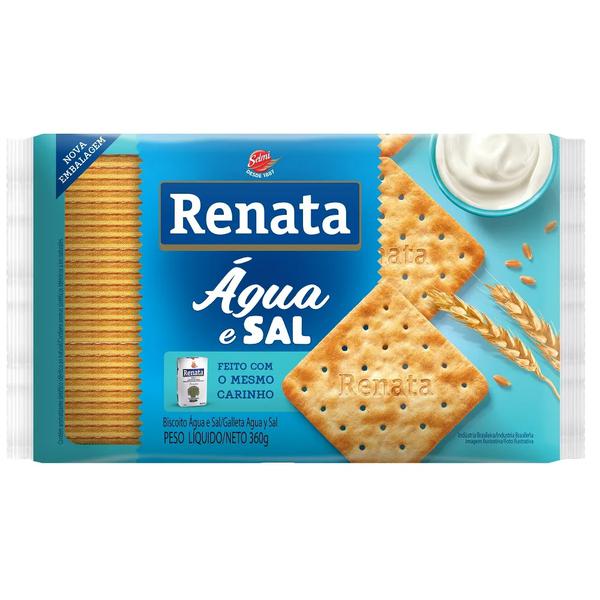 BISCOITO AGUA E SAL 360G RENATA