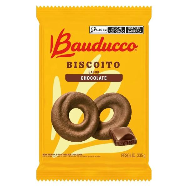 BISCOITO AMANTEIGADO 335G CHOCOLATE BAUDUCCO