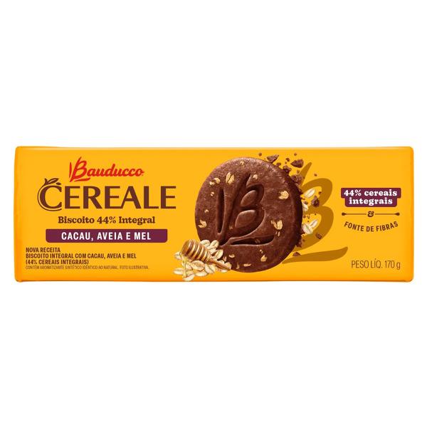 BISCOITO CEREALE CACAU AVEIA E MEL 170G BAUDUCCO