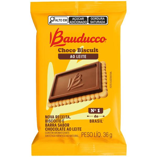 BISCOITO CHOCO BISCUIT AO LEITE 36G BAUDUCCO