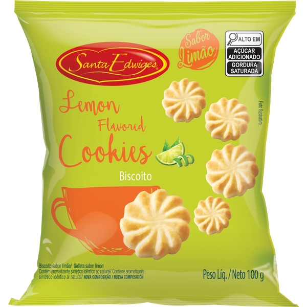 BISCOITO COOKIES LIMAO 100G SANTA EDWIGES