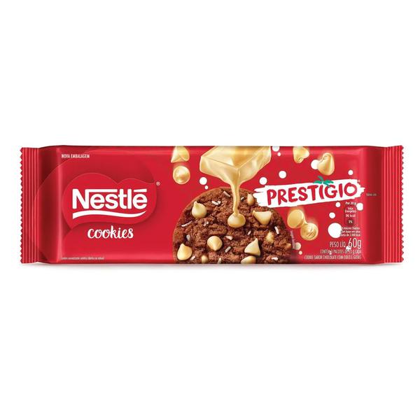 BISCOITO COOKIES PRESTIGIO GOTAS CHOCOLATE 60G NESTLE