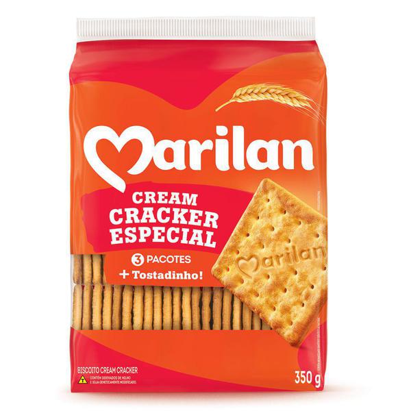 BISCOITO CREAM CRACKER ESPECIAL 350G MARILAN