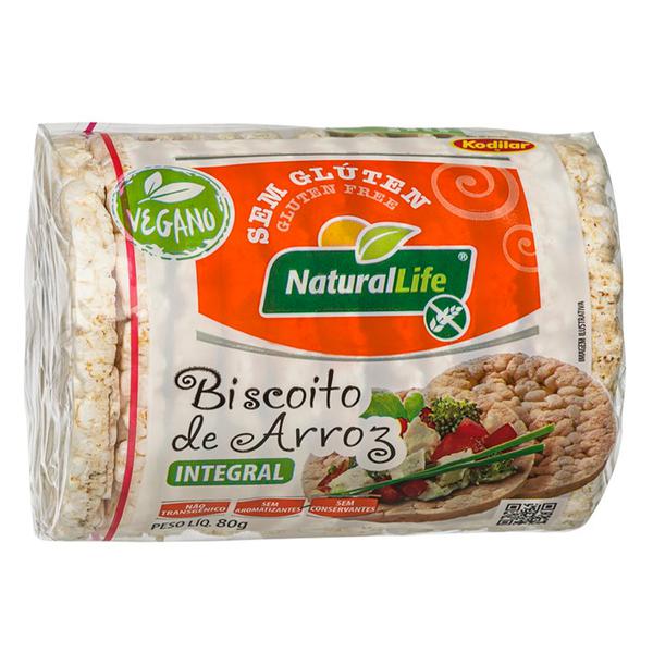 BISCOITO DE ARROZ SEM GLUTEN 80G KODILAR