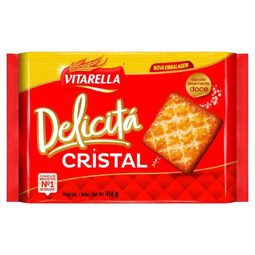 BISCOITO DOCE CRISTAL DELICITA 414G VITARELLA
