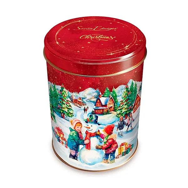 BISCOITO MINI COOKIES LATA NATAL 100G STA EDWIGES
