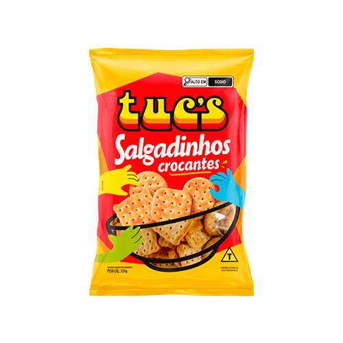 BISCOITO SALGADO CROCANTE 320G TUCS