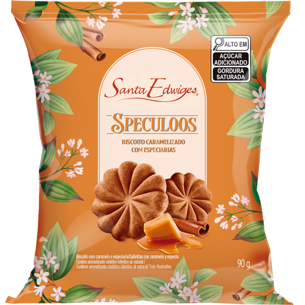 BISCOITO SPECULLOS CARAMELIZADO 90G SANTA EDWIGES