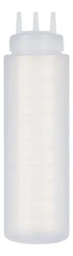 BISNAGA PLASTICA 3 SAIDAS 500ML UN CONFEITUDO
