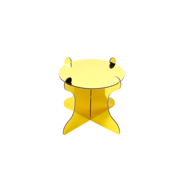 BOLEIRA P DESMONTAVEL DOURADA 12X10CM UN SILVER