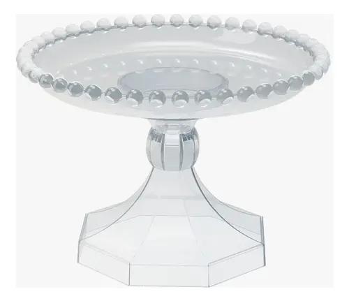 BOLEIRA PEROLA REDONDA 26CM CRISTAL UN PRODUFEST