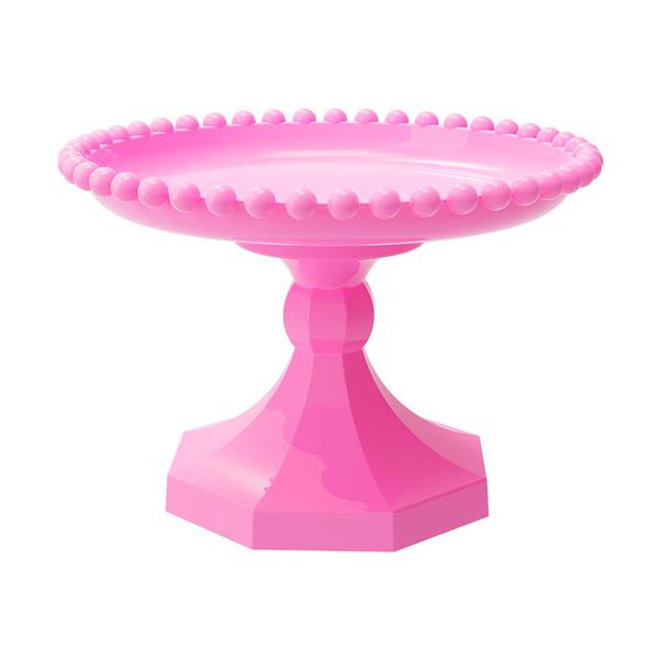 BOLEIRA PEROLA REDONDA 26CM ROSA CLARO UN PRODUFEST