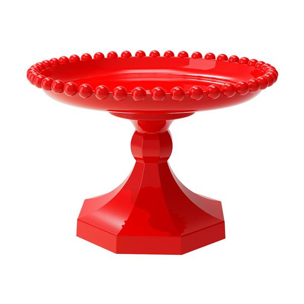 BOLEIRA PEROLA REDONDA 26CM VERMELHO UN PRODUFEST