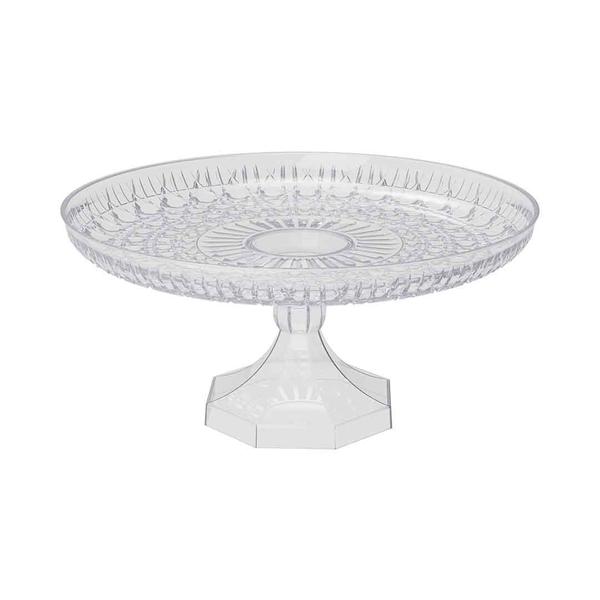 BOLEIRA REDONDA LAPIDADA GRANDE 32CM CRISTAL UN PRODUFEST