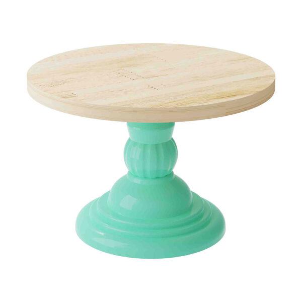 BOLEIRA RUSTICA 23CM VERDE MENTA COM PE LAPIDADO UN PRODUFEST