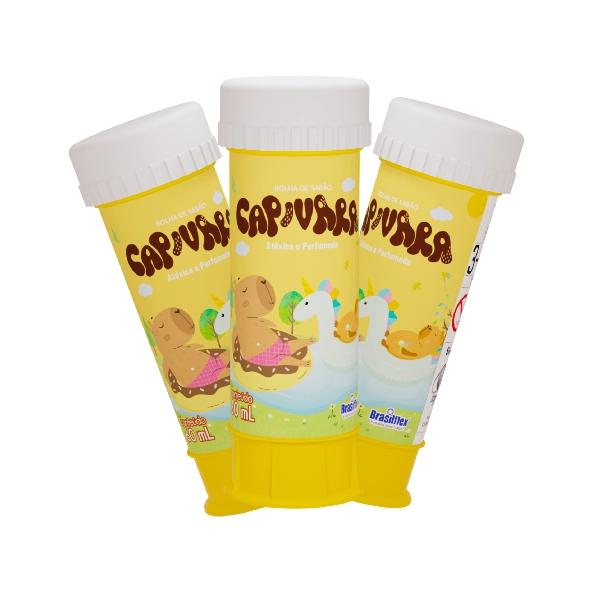 BOLHA DE SABAO CAPIVARA 60ML BRASILFLEX