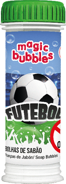 BOLHA SABAO MAGIC BUBBLES FUTEBOL UN ART LATEX
