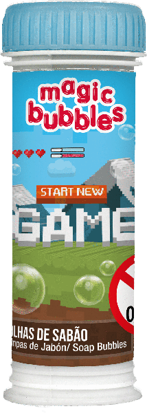 BOLHA SABAO MAGIC BUBBLES GAME UN ART LATEX