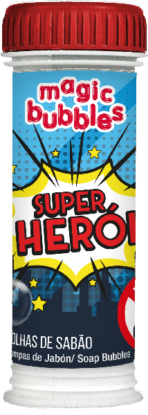 BOLHA SABAO MAGIC BUBBLES HEROI UN ART LATEX