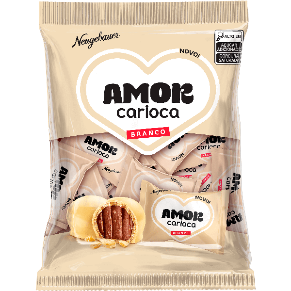 BOMBOM AMOR CARIOCA BRANCO 500G NEUGEBAUER
