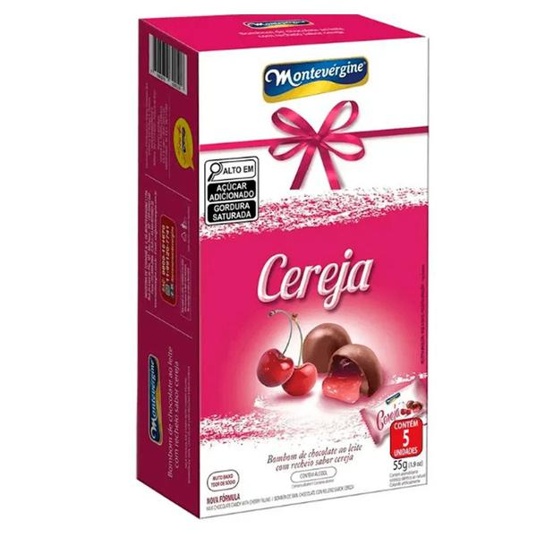 BOMBOM CEREJA PICADA 55G MONTEVERGINE