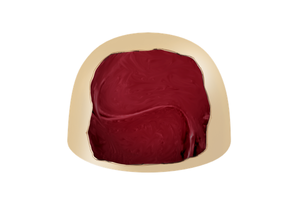 BOMBOM CHOCOLATE BRANCO COM FRUTAS VERMELHAS KG TIQUINHO
