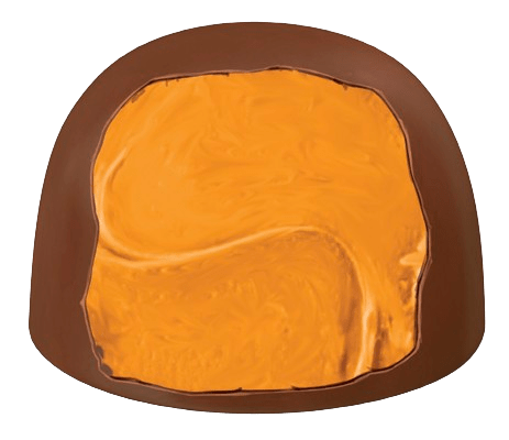 BOMBOM CHOCOLATE MEIO AMARGO COM MARACUJA KG TIQUINHO