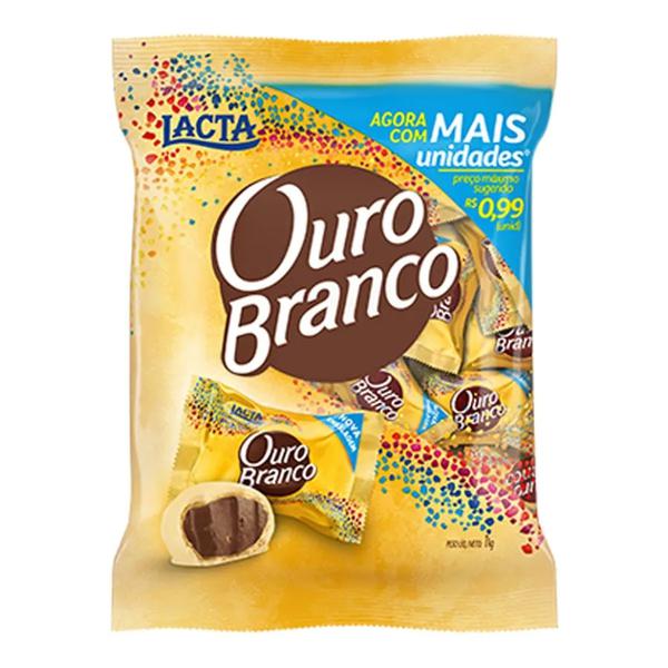 BOMBOM OURO BRANCO 1KG LACTA