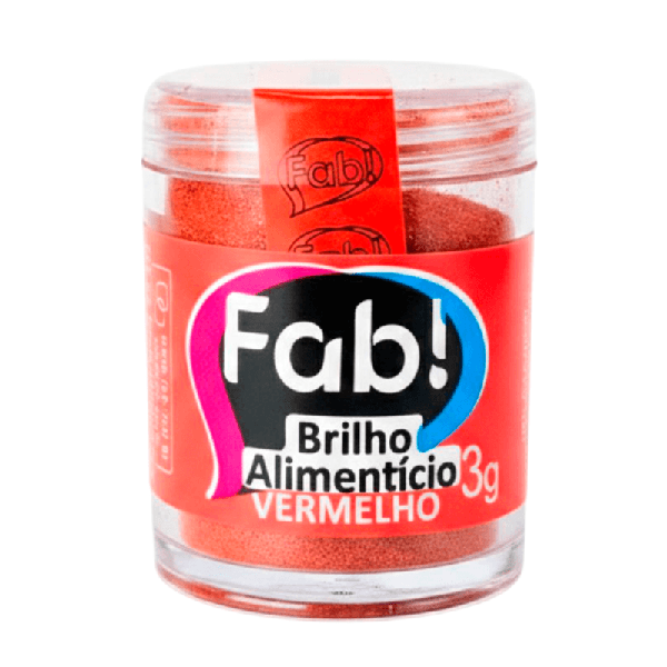 BRILHO ALIMENTICIO VERMELHO 3G FAB