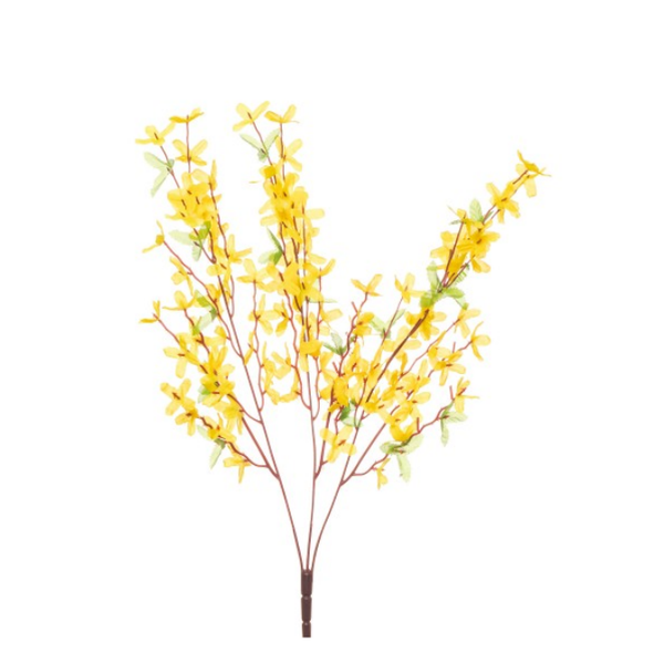 BUQUE CEREJEIRA DO CAMPO 60CM AMARELA UN BELA FLOR