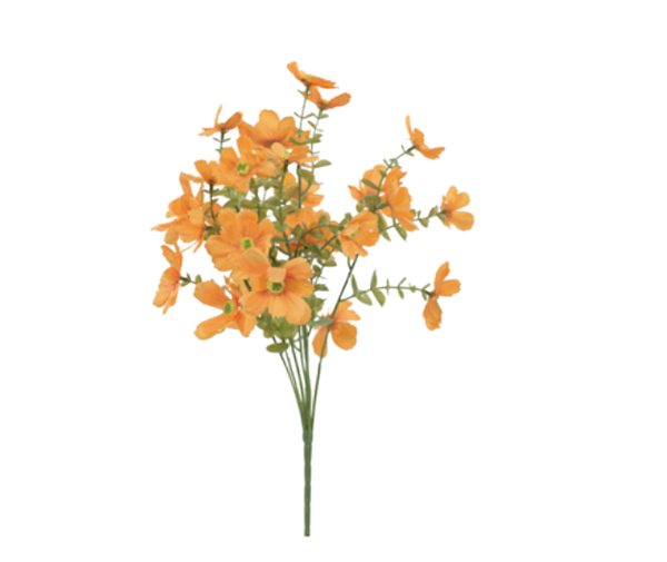 BUQUE FLORES 32CM UN LARANJA UN CROMUS