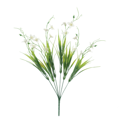 BUQUE FLORES 45CM UN BCO CROMUS